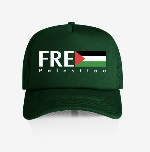 Free Flag Trucker Cap Green