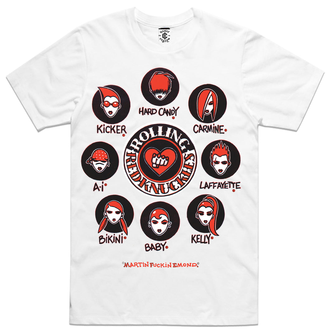 The Rolling Redknuckles White