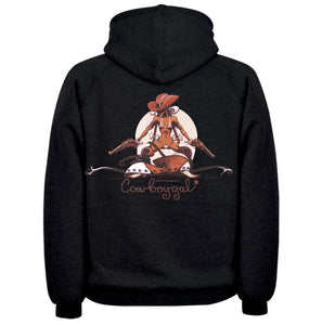 Double Barrel Cowboygirl Hood/Crew
