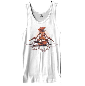 Double Barrel Cowboygirl White