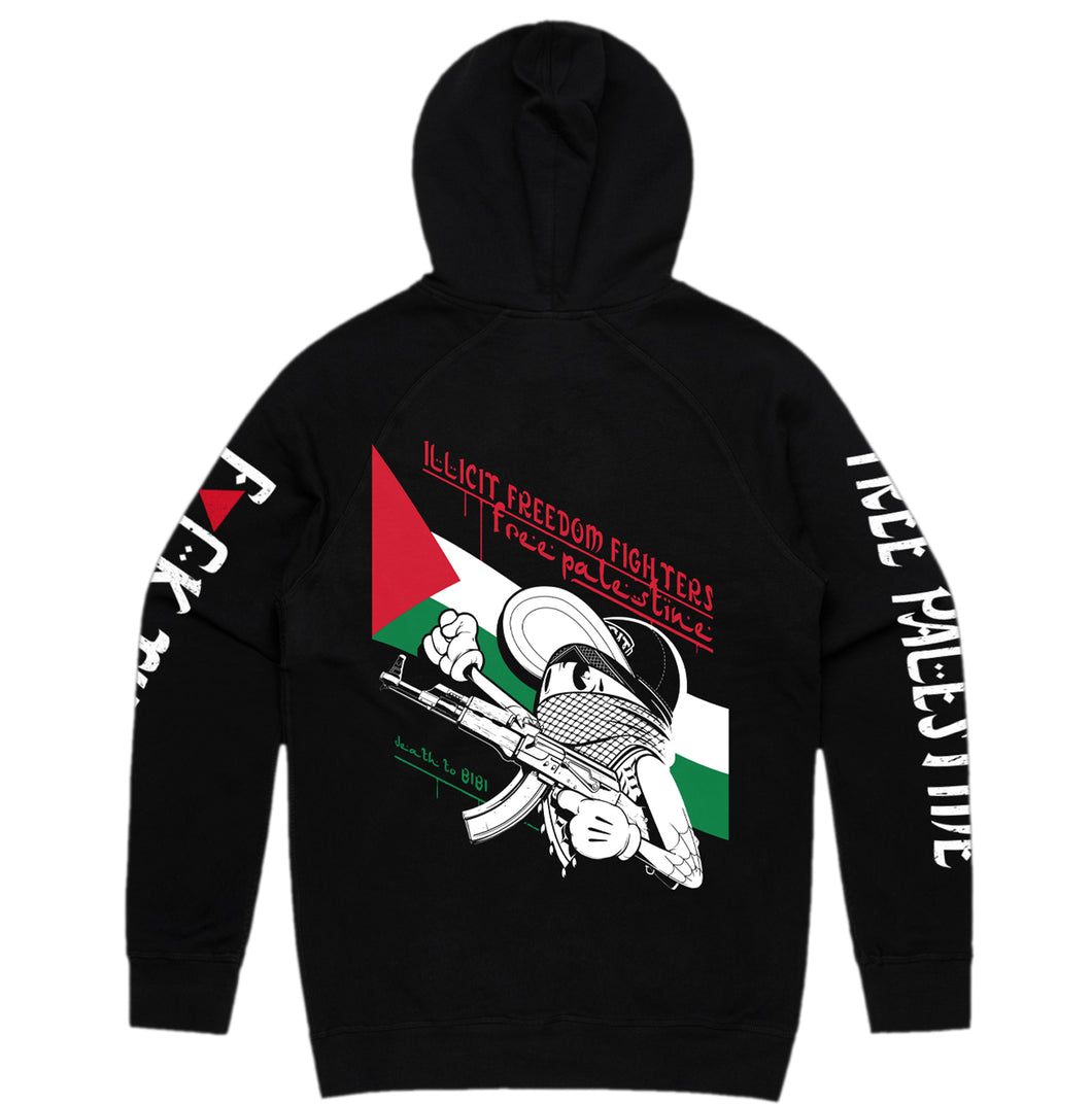 Fck The IDF Palestine Triangle Hood