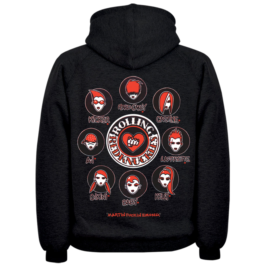 The Rolling Redknuckles Hood/Crew