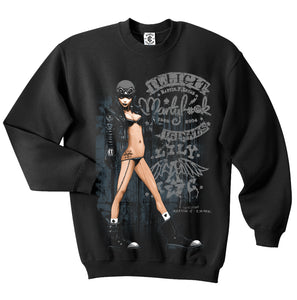 Rockerbiker Girl Hood/Crew