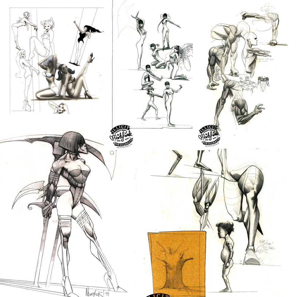 Martin Emond Poster set - Studies in Anatomy