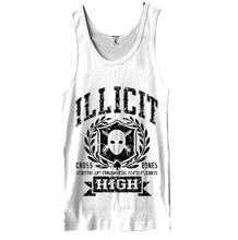 Hockey Puck High - White