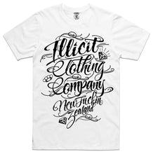 Diamond Script - White