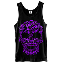 Tattoo Skull - purple print